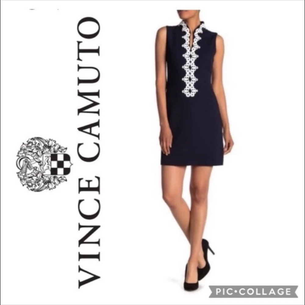 NWT Vince Camuto deep blue dress